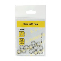 Заводное кольцо S.V-FISHING New Split Rings №6 (12шт.)