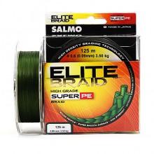Плетеная леска шнур Salmo Elite BRAID Green 125 0,09мм