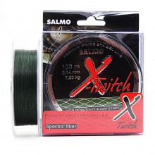 Плетеная леска шнур Salmo X-TWITCH 100 0,14мм