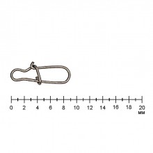 Застежка "Duolock" AXIS #000 тест 4кг (10 шт.)